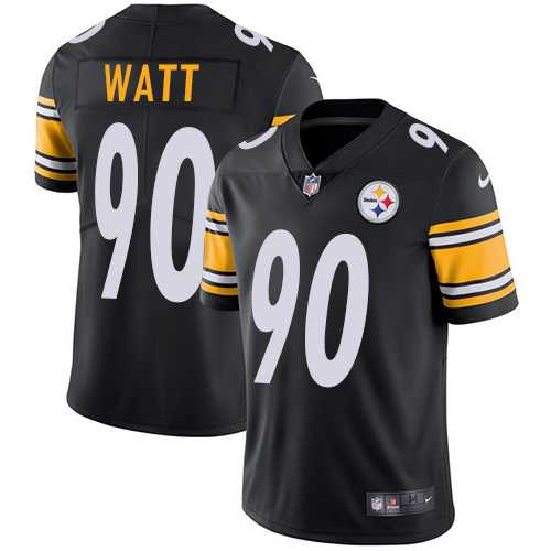 Nike Pittsburgh Steelers #90 T. J. Watt Black Team Color NFL Vapor Untouchable Limited Jersey,We sell and wholesale Nike Pittsburgh Steelers #90 T. J. Watt Black Team Color NFL Vapor Untouchable Limited Jersey on line form chian!